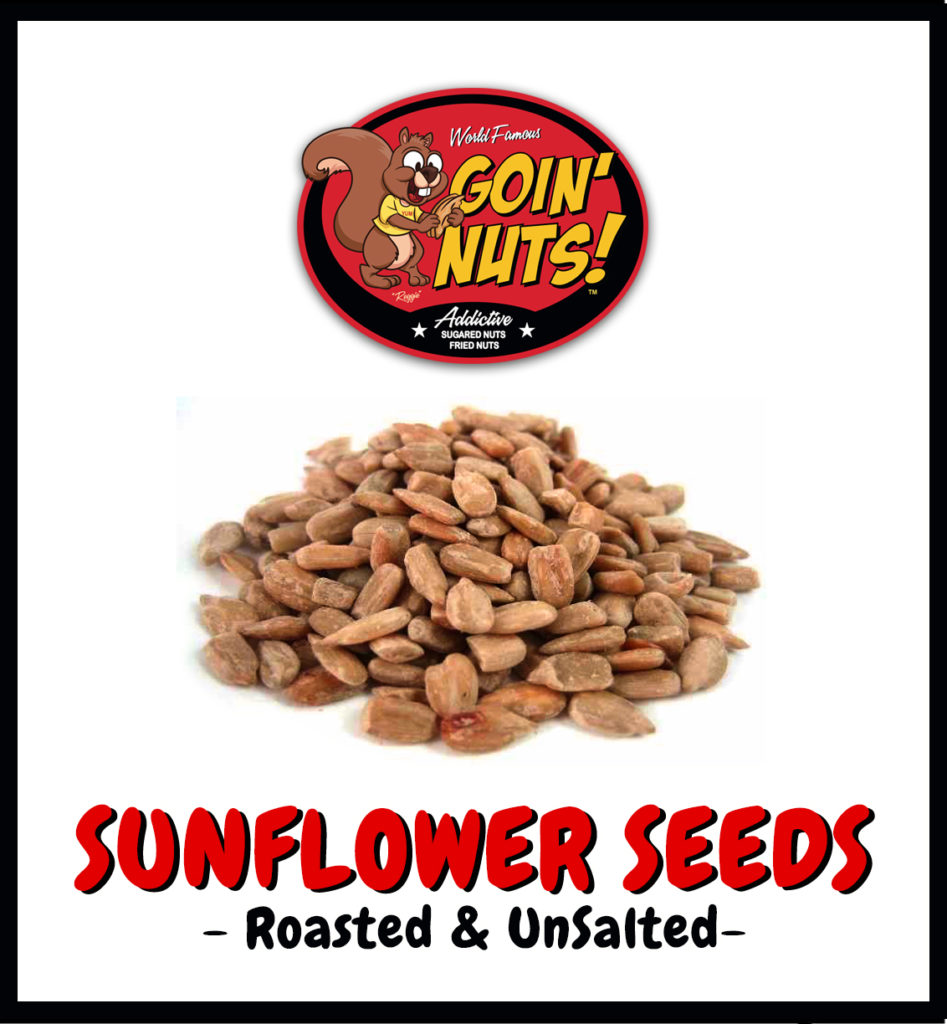 Roasted Sunflower Seeds (Unsalted, Shelled)